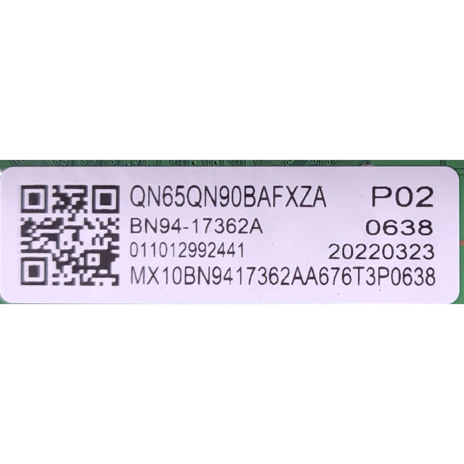 MAIN PARA TV SAMSUNG / NUMERO DE PARTE BN94-17362A / BN41-03014A / BN97-19292A / BN9417362A / PANEL CY-TB065RMHV1H / DISPLAY ST6451D07-5 VER.2.1 / MODELO QN65QN90BAFXZA CA02	 - Imagen 3